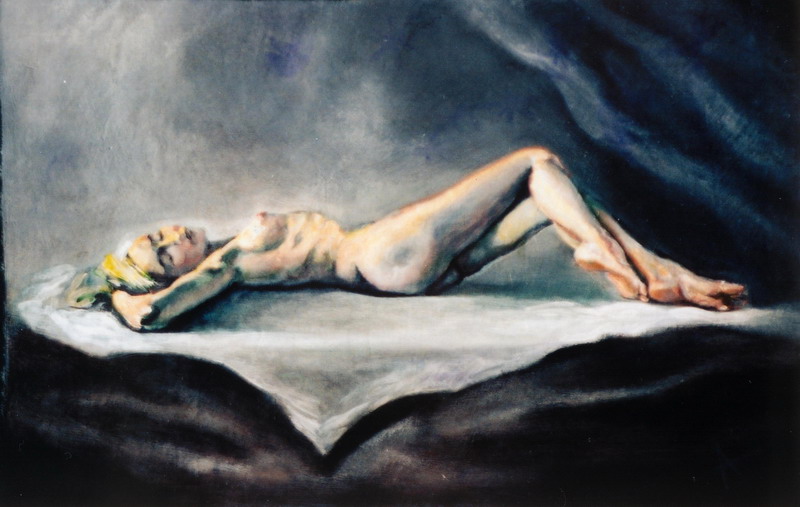 Reclining girl